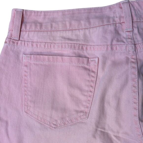 L.L. Bean NEW pink cropped jeans with fade effect & some stretch 16 Reg. - Picture 3 of 9